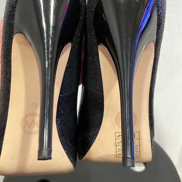 Michael Kors Glitter Heels Size 7 - Picture 8 of 12